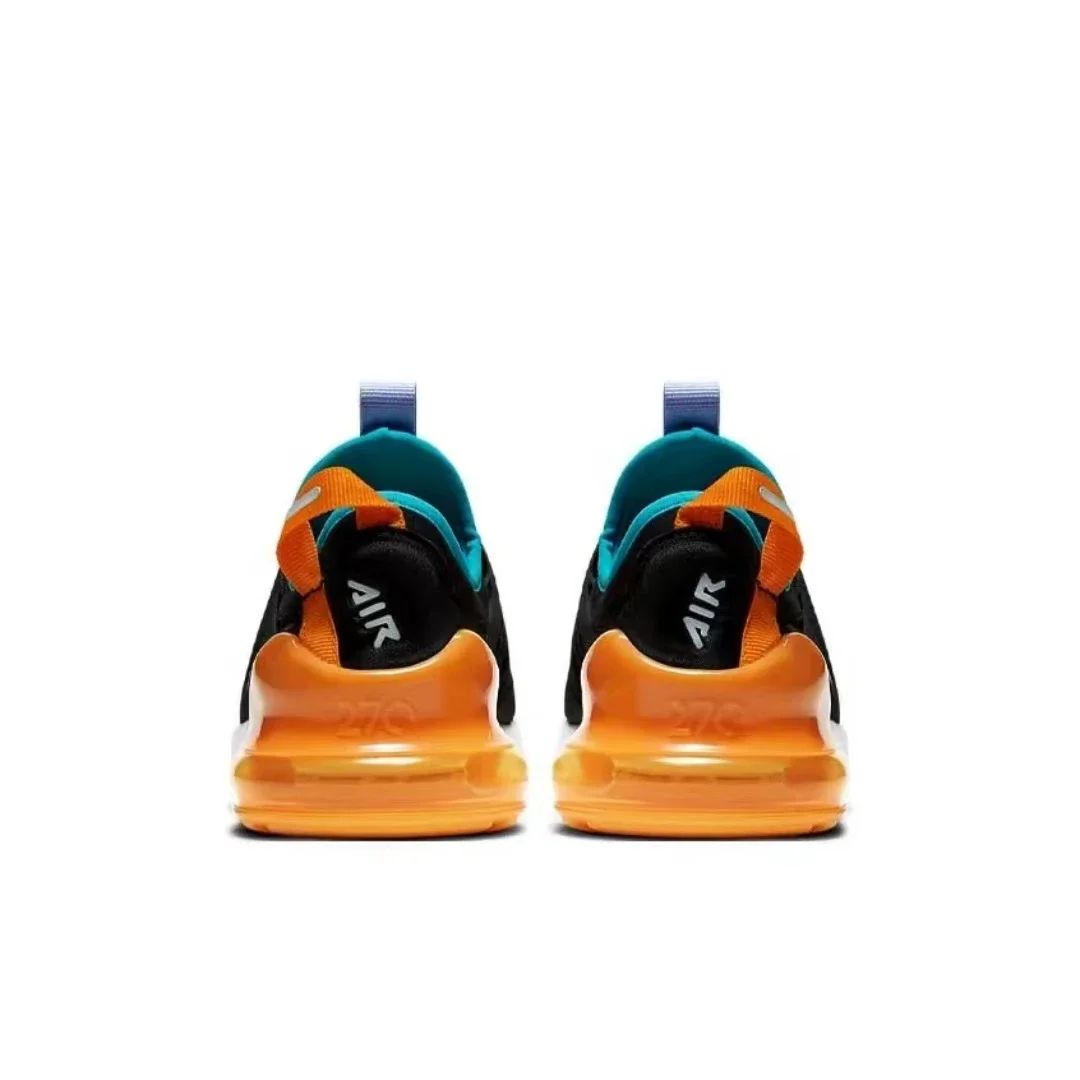 Детская обувь для девочек и мальчиков Nike Air Max 270 простая детская спортивная Fallow