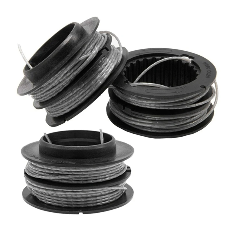 

3 Pack 0.080-Inch 80V Front Mount String Trimmer Replacement Spool For Greenworks SB00L00