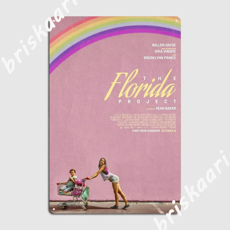 

The Florida Project Korean Poster Metal Plaque Poster Pub Garage Create Club Party Painting Décor Tin Sign Posters