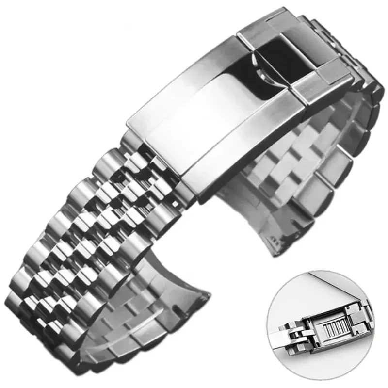 Ремешок для часов 904 Jubilee Rolex Sub GMT Yacht Daytona 20 мм 21 мужской ремешок роскошная цепочка