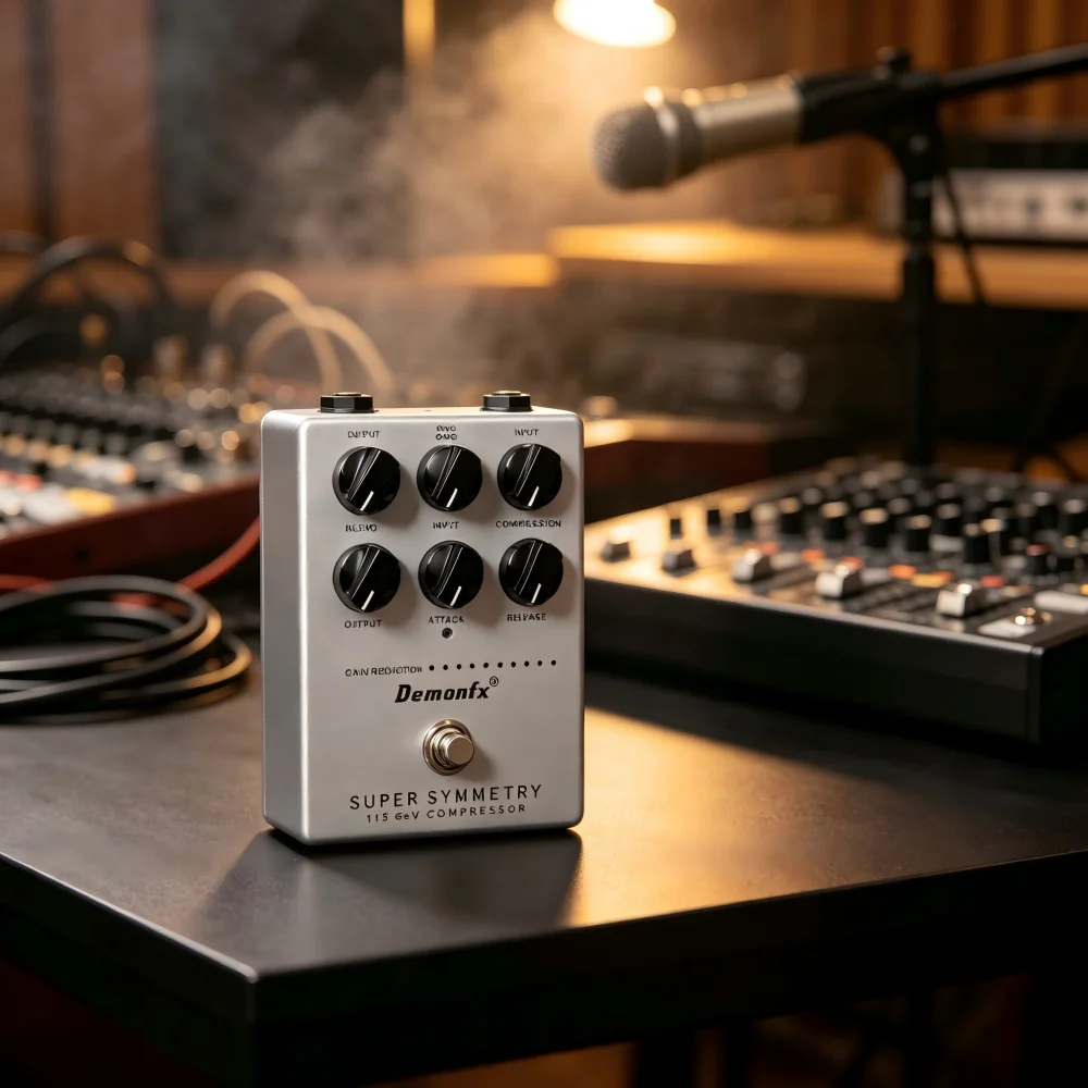 Фото Современный компрессор Dem Super Symmetry Bass Pedal с функцией Twist Envelope, прозрачностью и точностью звука для бас-гитаристов №3