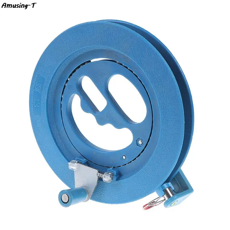 1pc 16cm Kite Reel ABS Plastic Blue Kite Reel Grip Machine Kites & Accessories Pizies Single Unisex Diamond Winder Flying Tools