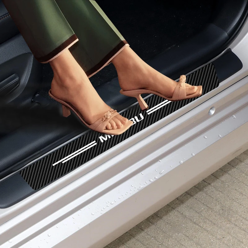 Автомобильная накладка против царапин, наклейка для Chevrolet Malibu RS, гибридная, Premier LTZ, порог автомобильной двери, углеродная кожа Автомобильная накладка против царапин, наклейка для Chevrolet Malibu RS, гибридная, Premier LTZ, порог автомобильной двери, углеродная кожа