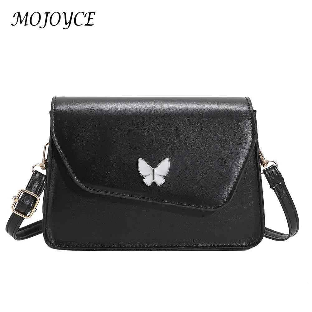 

PU Leather Solid Color Messenger Bag Flap Design Lady Casual Flap Crossbody Bag for Women Christmas Birthday Gifts
