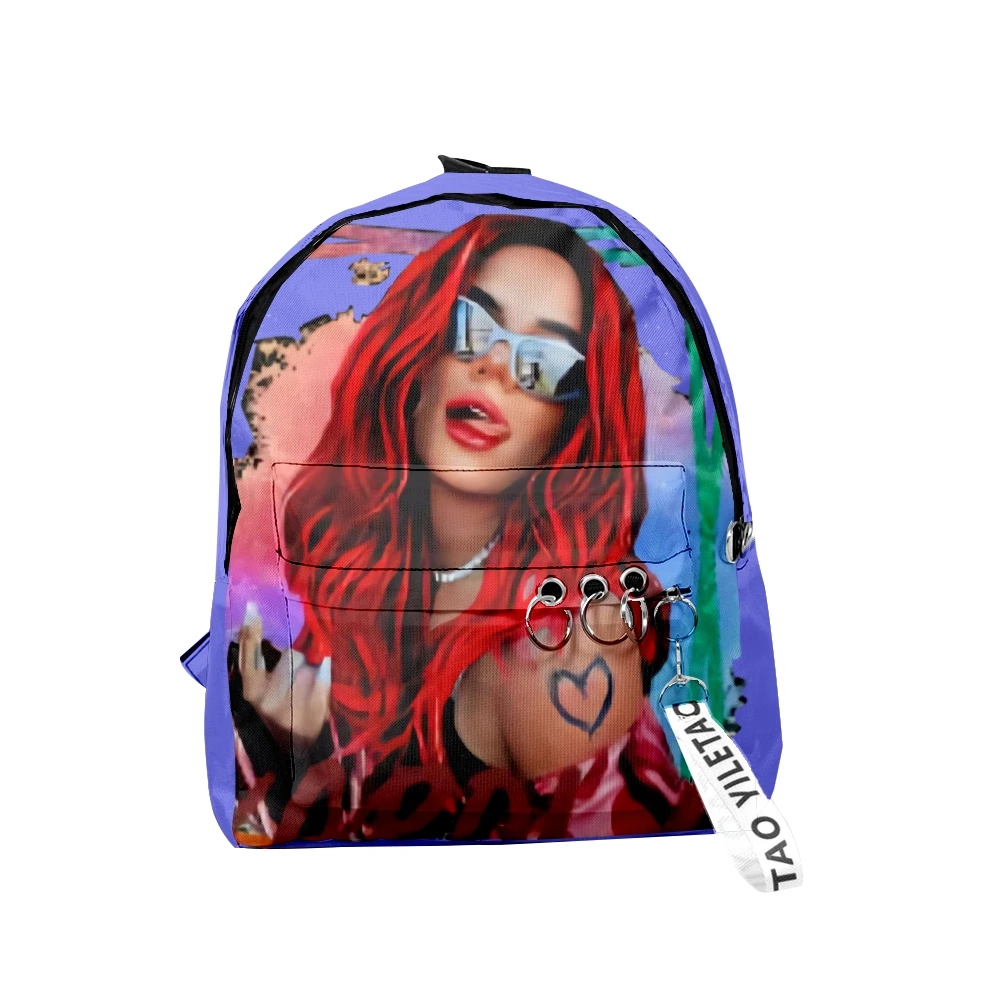 

Рюкзак Manana Sera BonitoI из ткани Оксфорд с 3D-принтом, водонепроницаемые аксессуары с цепочкой для ключей, милые маленькие школьные ранцы для подростков и мальчиков и девочек