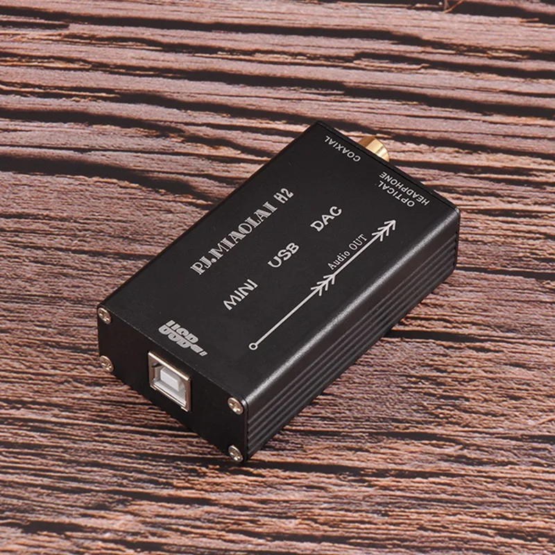 HIFI PCM2704 Аудио декодер Компьютерная внешняя USB звуковая карта с выходом звука RCA/Фибро/Коаксиальный цифровой сигнал H2