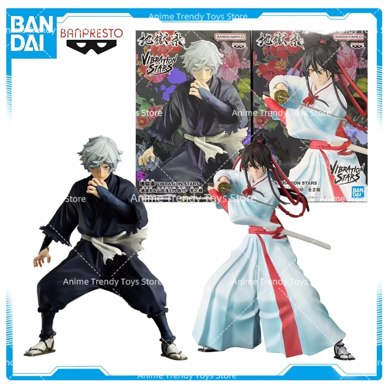 Фото Оригинальная коллекционная аниме-модель BANDAI Banpresto Hell's Paradise Gahimaru Yamadaasaemon Saki VIBRATION STARS, игрушка, подарок, в наличии №1