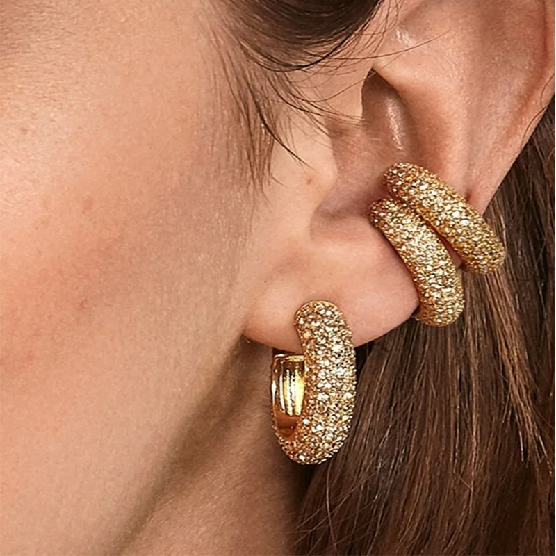 Жемчужные ушные манжеты в богемском стиле штабелируемые серьги с-образной формы