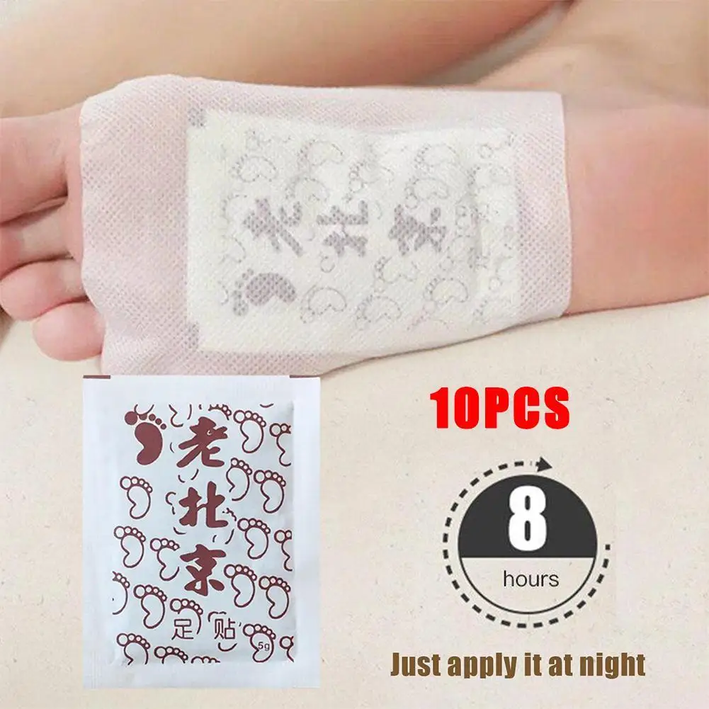 

10Pcs Mugwort Dehumidifying Foot Pads Ginger Improve Sleep Quality Leaf Relieve Fatigue Stress Relax Beauty Health Maquiagem New