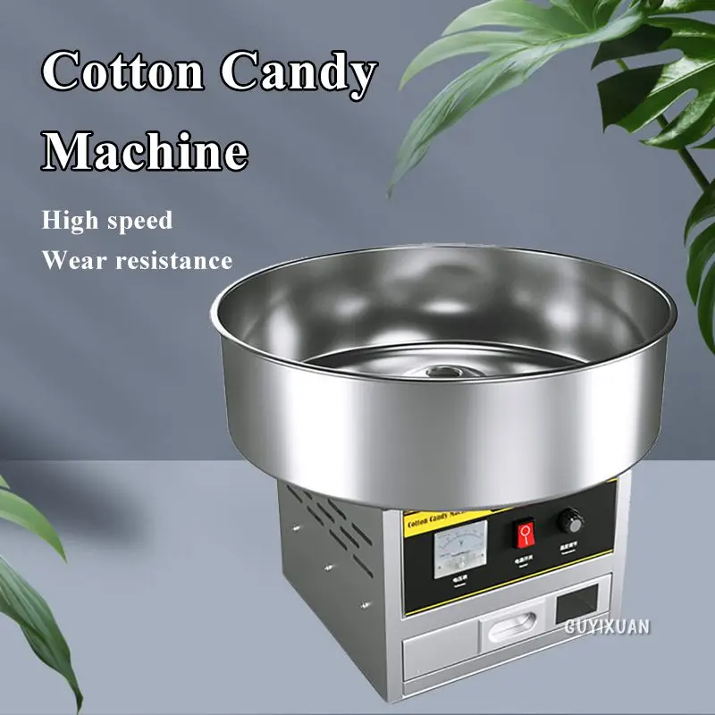 

Commercial Cotton Candy Machine Cotton Sugar Floss Making Machine Stainless Steel Electric DIY Candy Cotton Maker