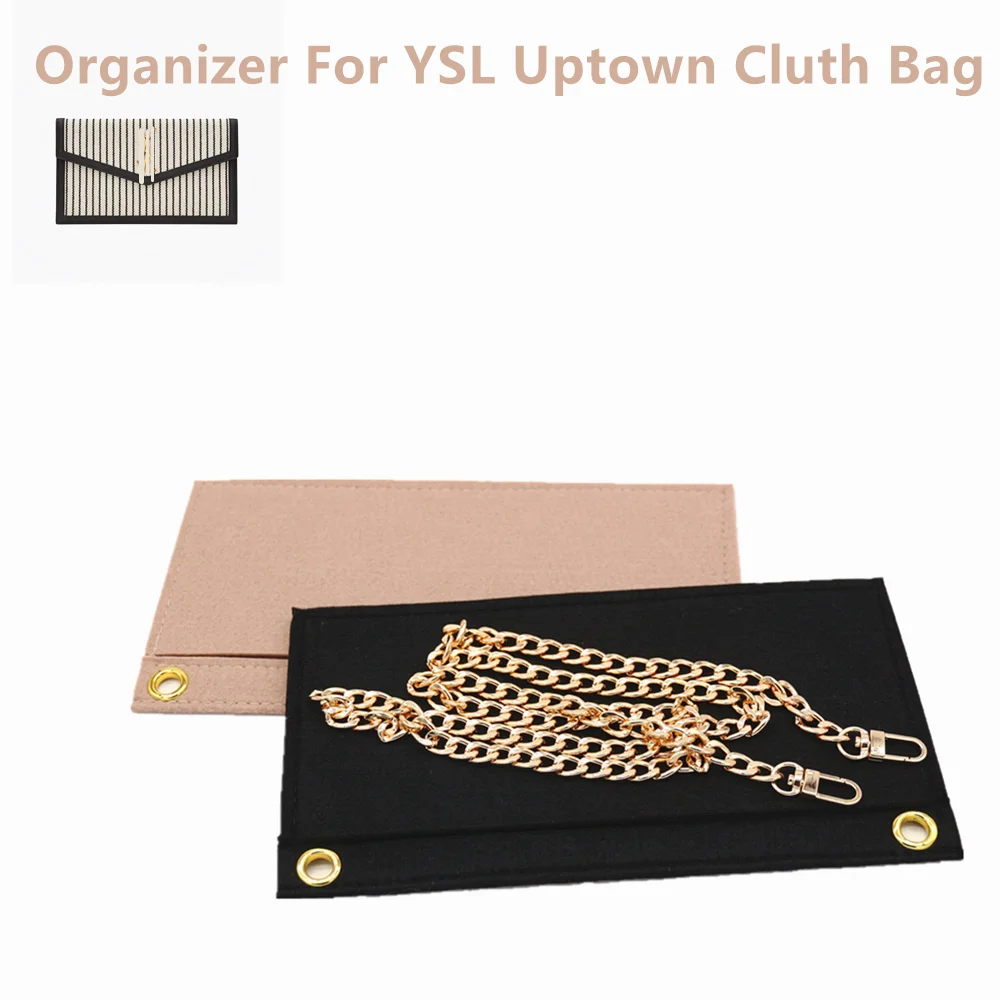 For uptown Bag organizer insert chain ysl uptown Organizer with Chain Crossbody Women luxury Handbag Message Bag