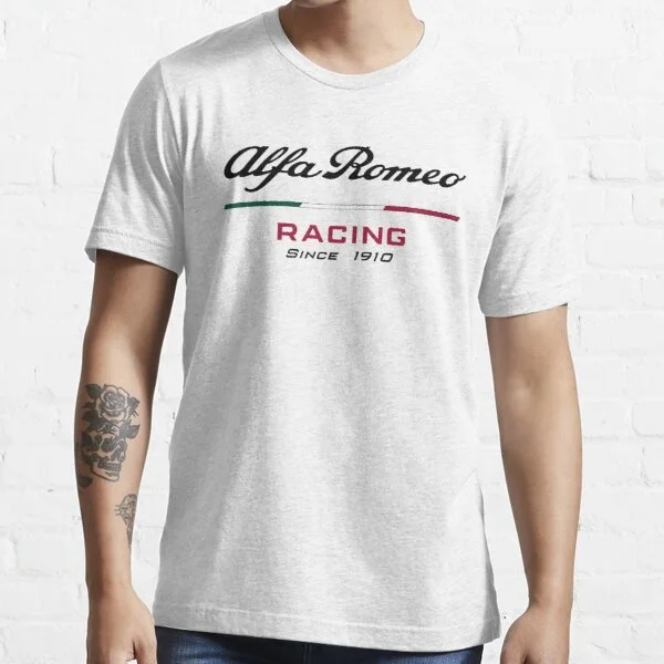 

Alfa Romeo Racing Formula 1 STRING 100% cotton summer men's T-shirts COOL T-shirt rock hipster t shirt tee shirts