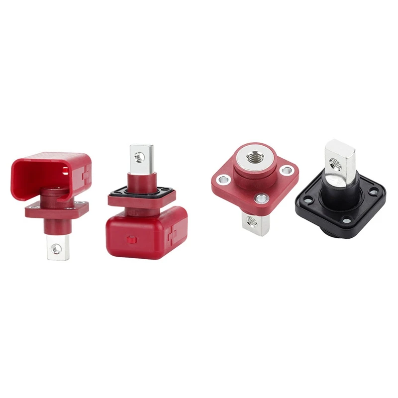 

2 Pcs 200A All-Copper Lithium Battery Post High-Current Copper Terminal Battery Connector Energy Storage Terminal