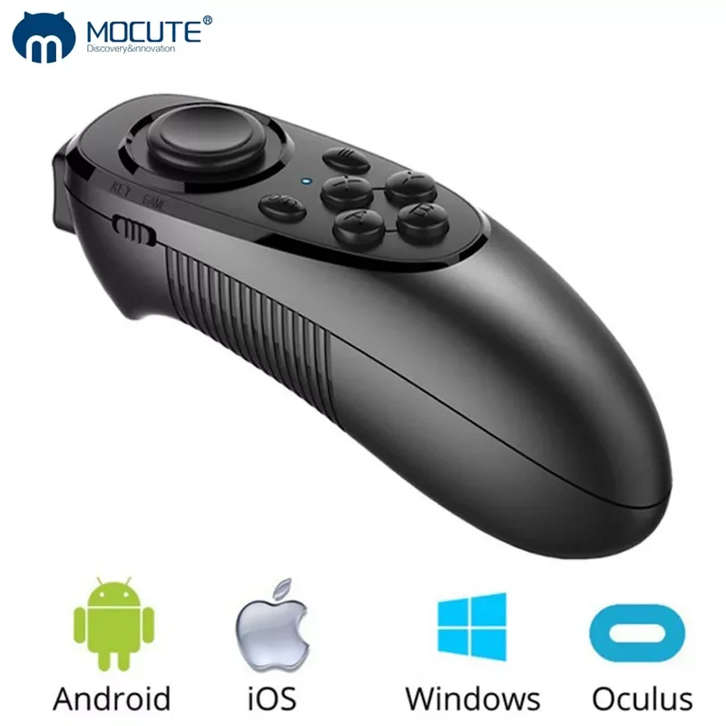 

Mocute 052 Game Pad Gamepad Pubg Controller Mobile Bluetooth Joystick For iPhone Android Smart TV Box Phone PC VR Trigger Cell