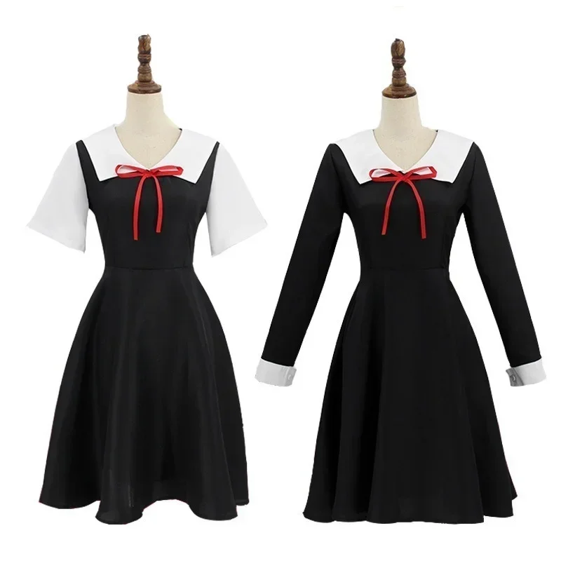 Женский костюм для косплея аниме Shinomiya Kaguya парик из Love Is War Fujiwara Chika платье на