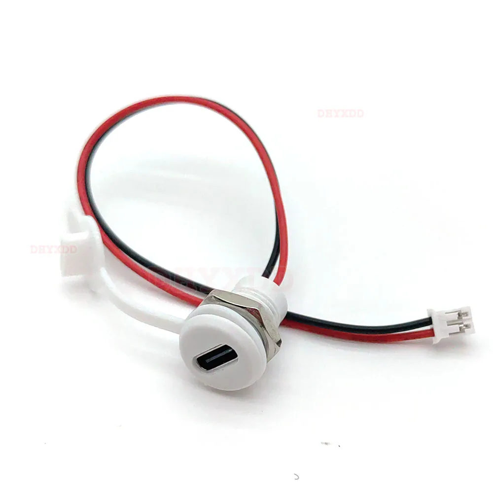 

Водонепроницаемый коннектор USB-C 1-10 С фиксирующей пластиной PH 2,0 и портом для быстрой зарядки