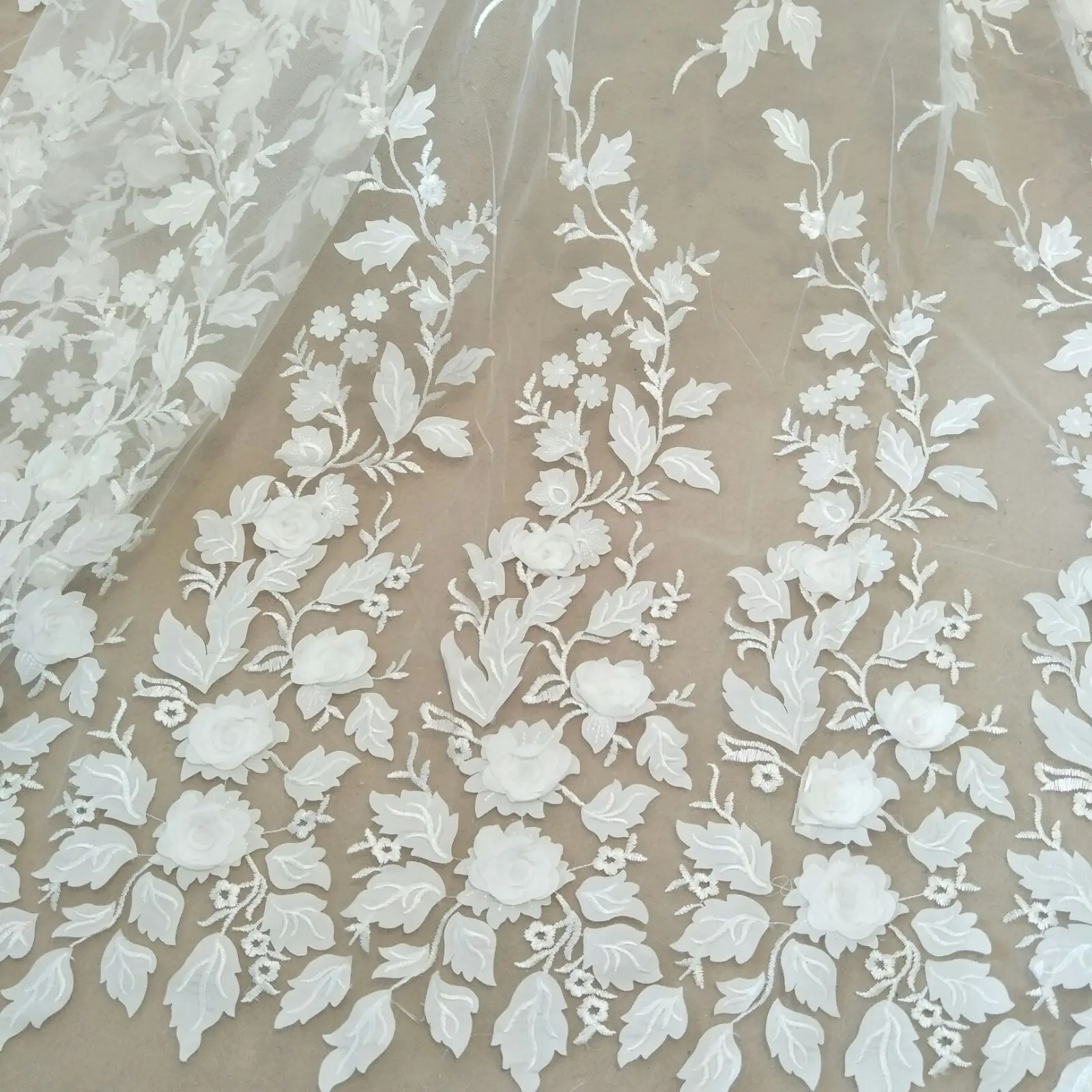 2024 кружевное свадебное платье с 3d цветами дизайнерская специальная кружевная