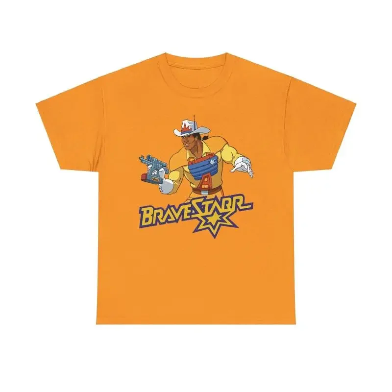Фото Футболка BraveStarr 1987 1988, анимационный космический вестерн-сериал №1