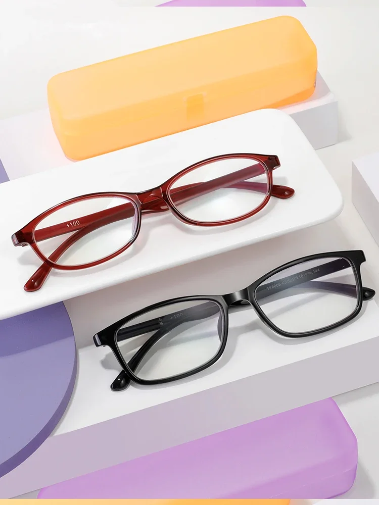 Антисиние очки для чтения мужские и женские сверхлегкие с цветами высокой