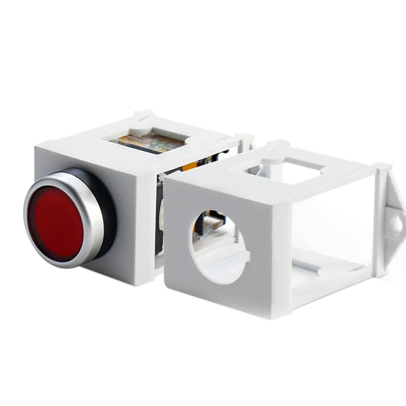 

Button rail mounting bracket can hold 22mm button switch LA38 LAY37 button bracket frame