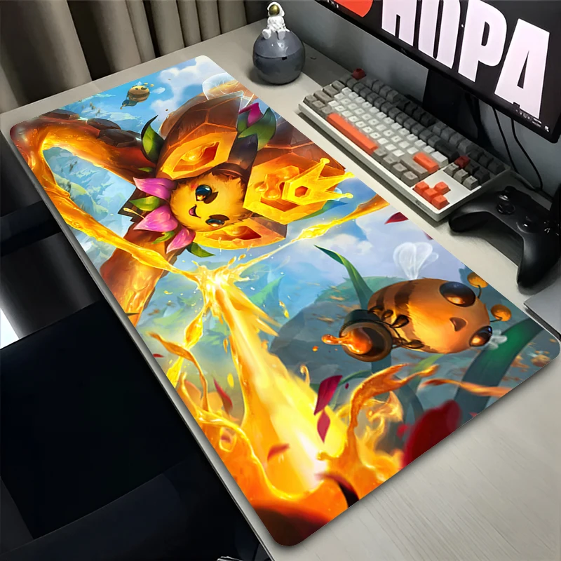 Игровой Коврик Для Мыши XL Нескользящий Резиновый 100x50 См League Of Legends VelKoz3)