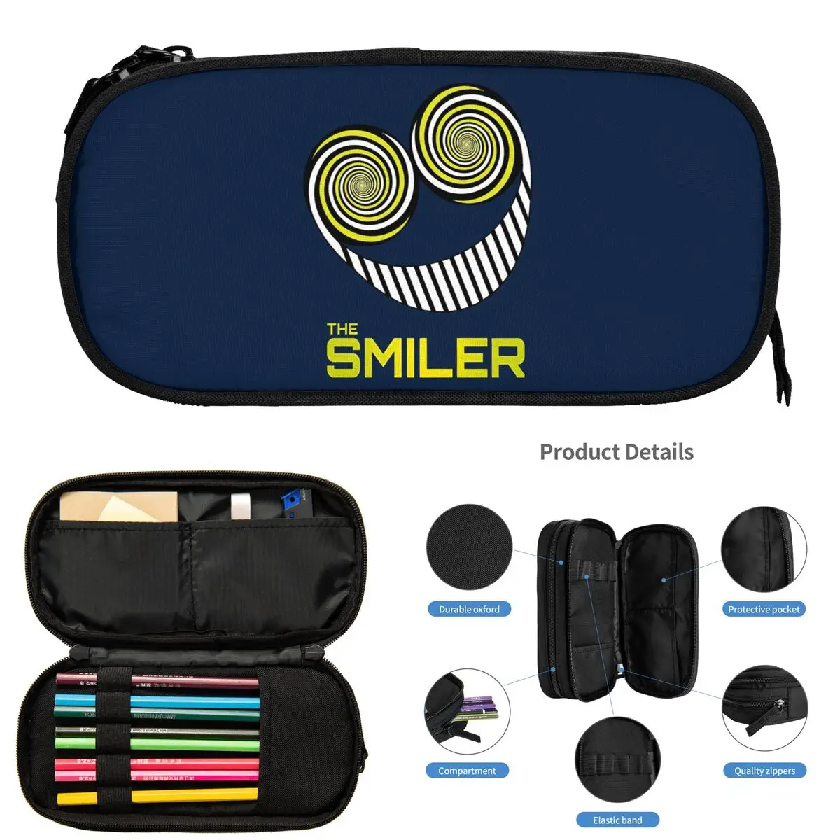 Фото Пеналы Smiler Alton Towers Uniform Outfit Merch UkActive для студентов, подарочные пеналы, большая вместимость. №3