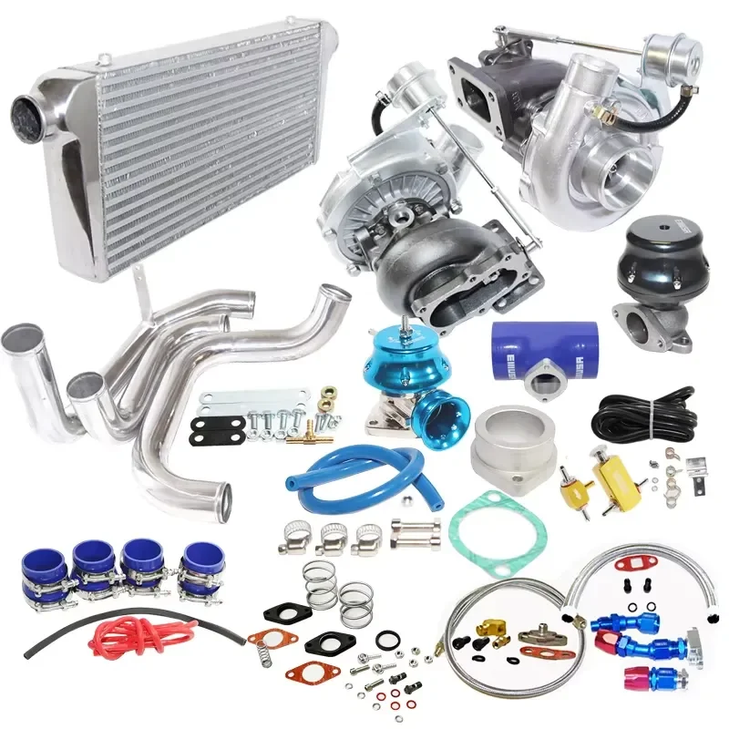 Фото Комплекты турбонаддува Twin Turbo для Skyline R32 R33 R34 GTR RB25 GT35 №1