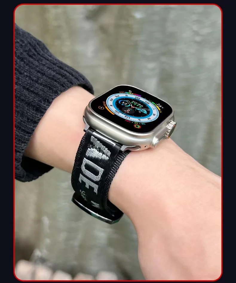 Braided Solo Loop Strap For Apple watch Band 49mm44mm40mm45mm 41mm Elastic Nylon bracelet for iwatch Ultra series 8 7se653 strap