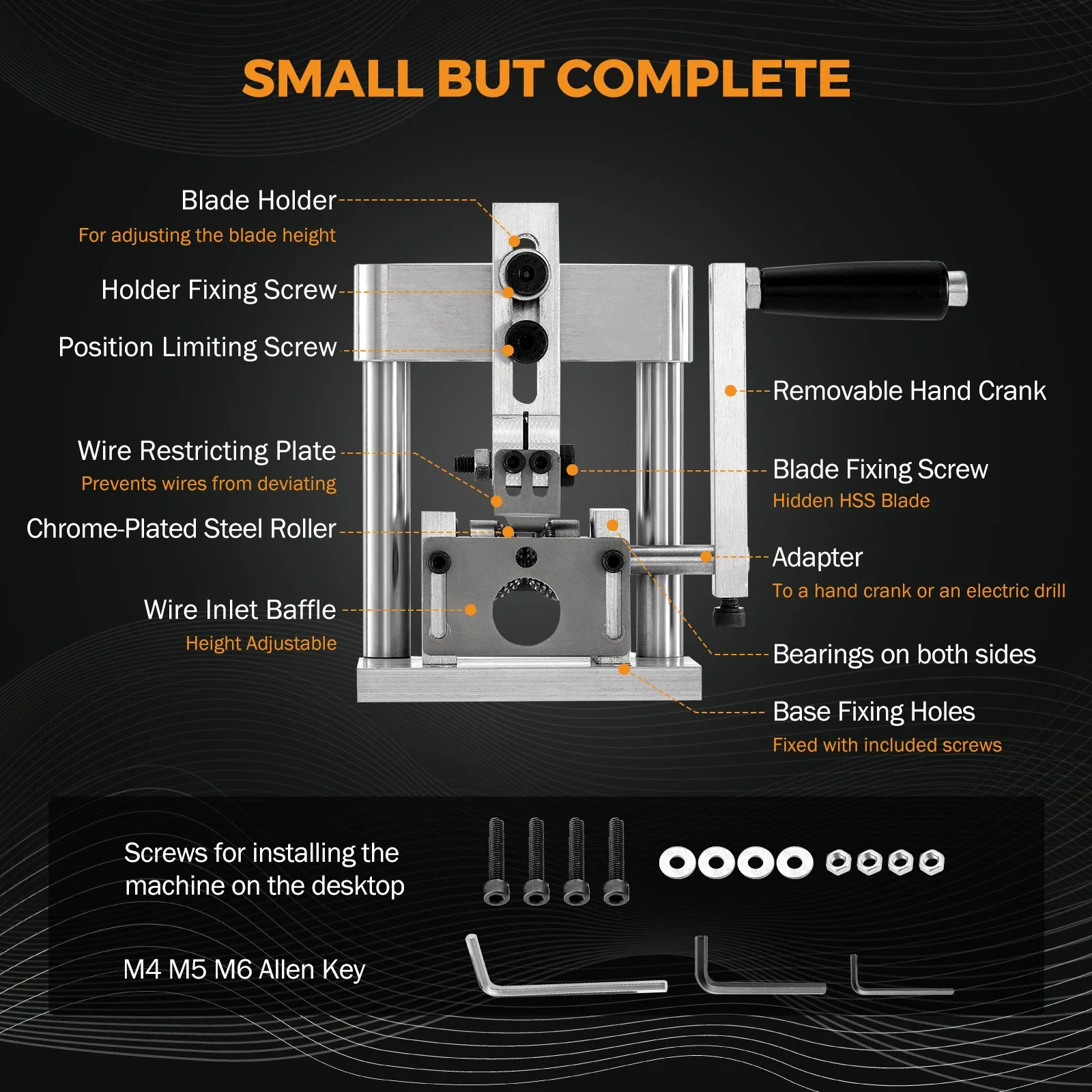 Ручная портативная коленчатая дрель привод для зачистки проводов ручной