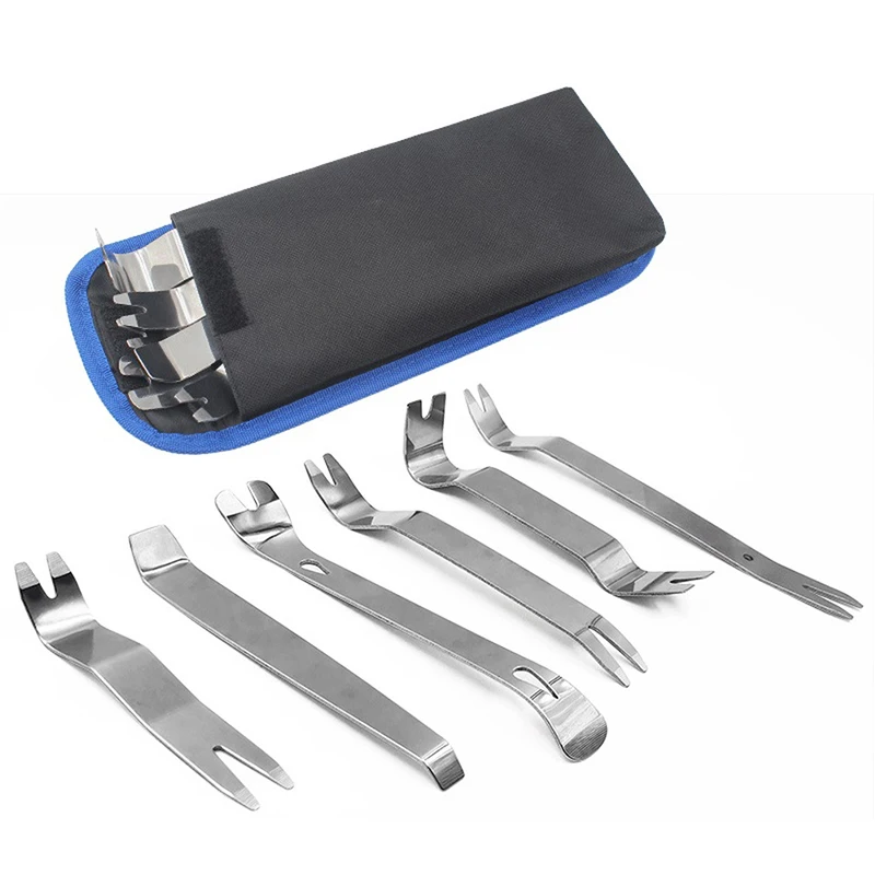 

6pcs/set Auto Car Radio Door Clip Panel Trim Dash Audio Removal Installer Pry Tool Car Inner Removal Tool