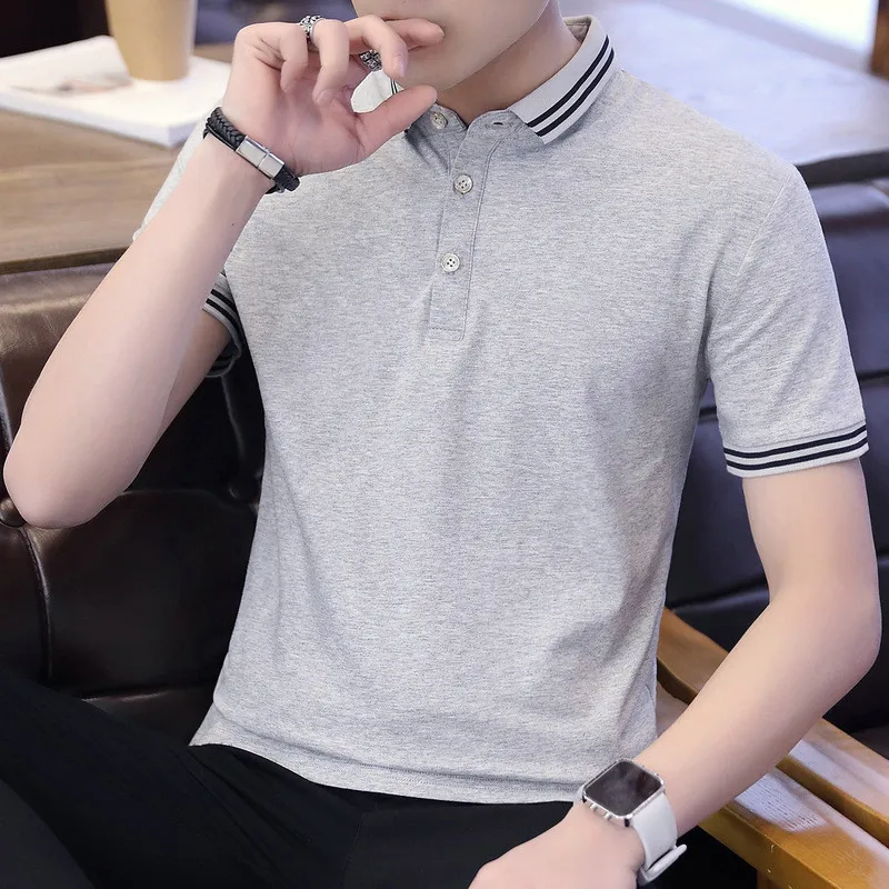 

3741-Men's Summer T-shirt, loose, breathable, half-sleeved casual short sleeves