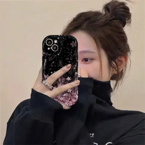 Чехлы для телефонов sakura snow для VIVO Y21, Y20, Y16, Y21S, Y33S, Y33T, Y22S, Y02S, Y35, Y19, Y20S, Y55, Y77, Y78, Y76, 5G Y85, Y93, Y36, мягкие