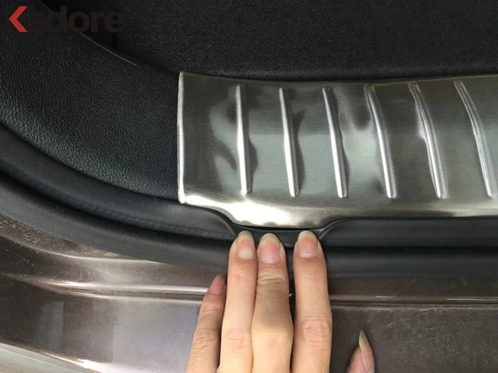 Накладка на задний бампер автомобиля из нержавеющей стали для Kia Sportage 2017-2019 2020 |