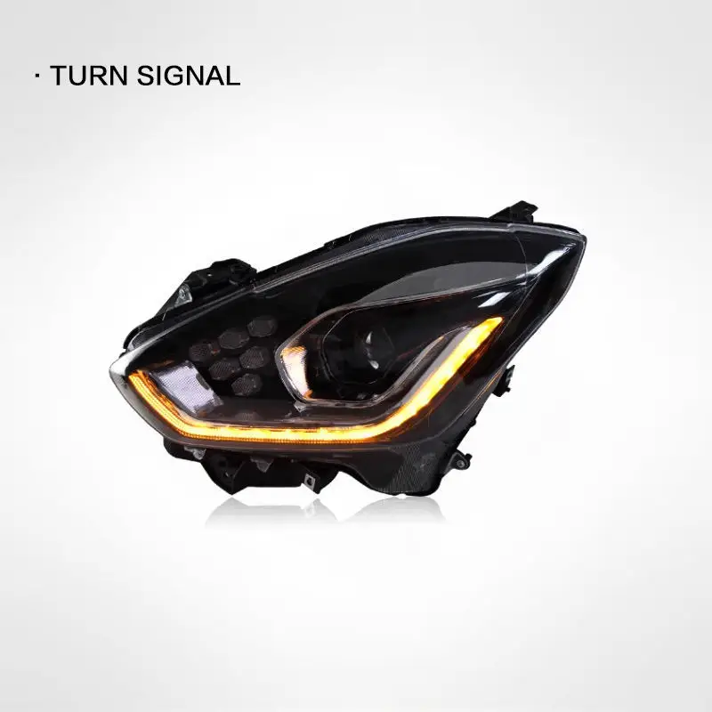 Фото Автомобильные светодиодные фары для Suzuki Swift 2018 2019 2020 2021 2022 2023 2024, модифицированные передние DRL, янтарные указатели поворота, аксессуары №5