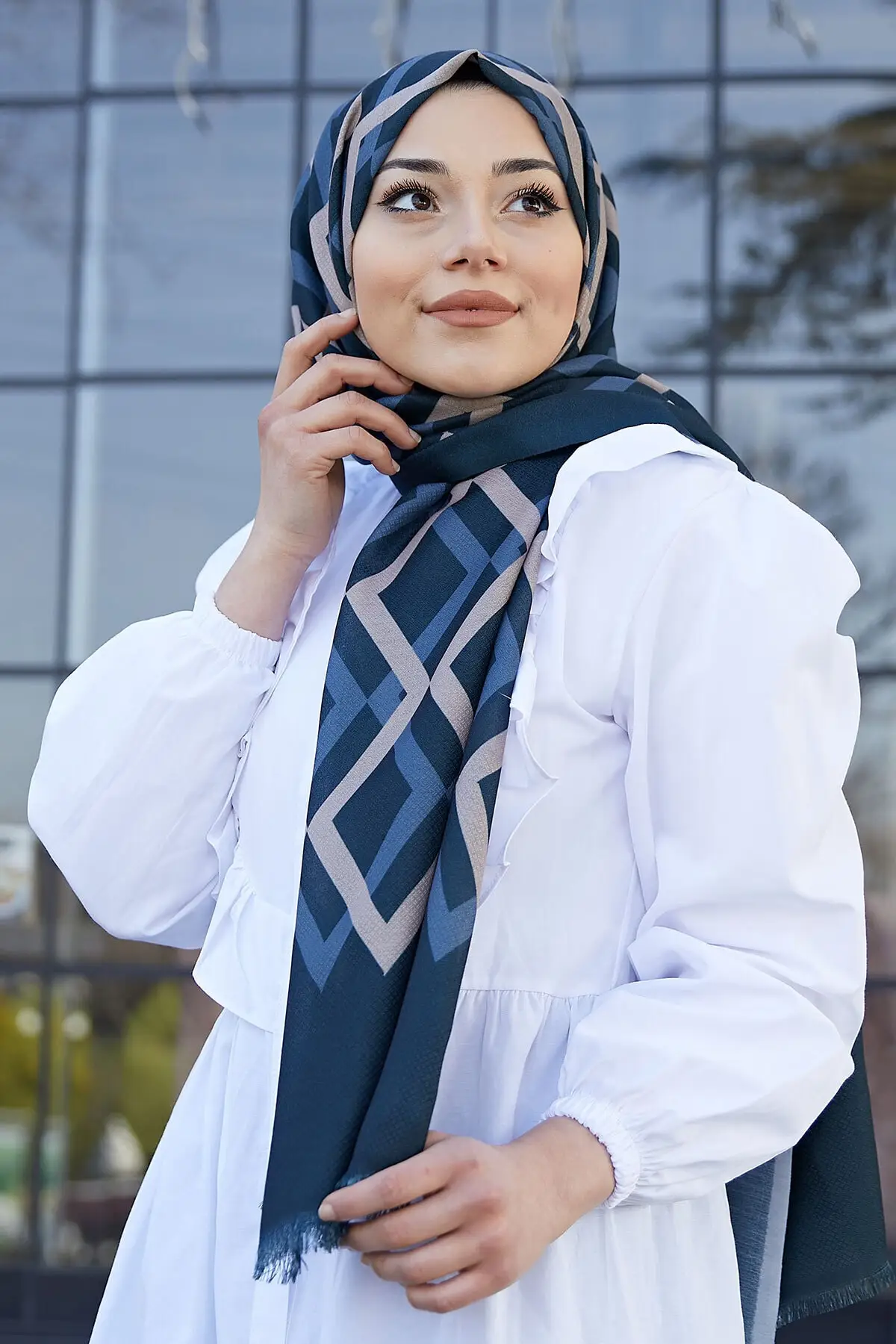 

Digital Printed Cotton Scarf Women 2021 Fashion Hijab