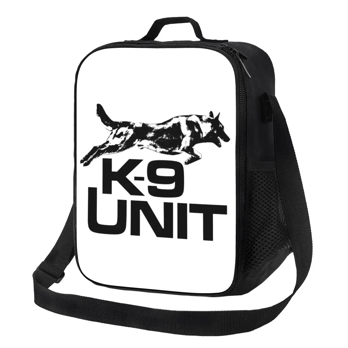 

Изолированная сумка для обеда K9 Unit malins для школы и офиса, Бельгийская овчарка, водонепроницаемая термоохлаждающая коробка для обеда для женщин и детей