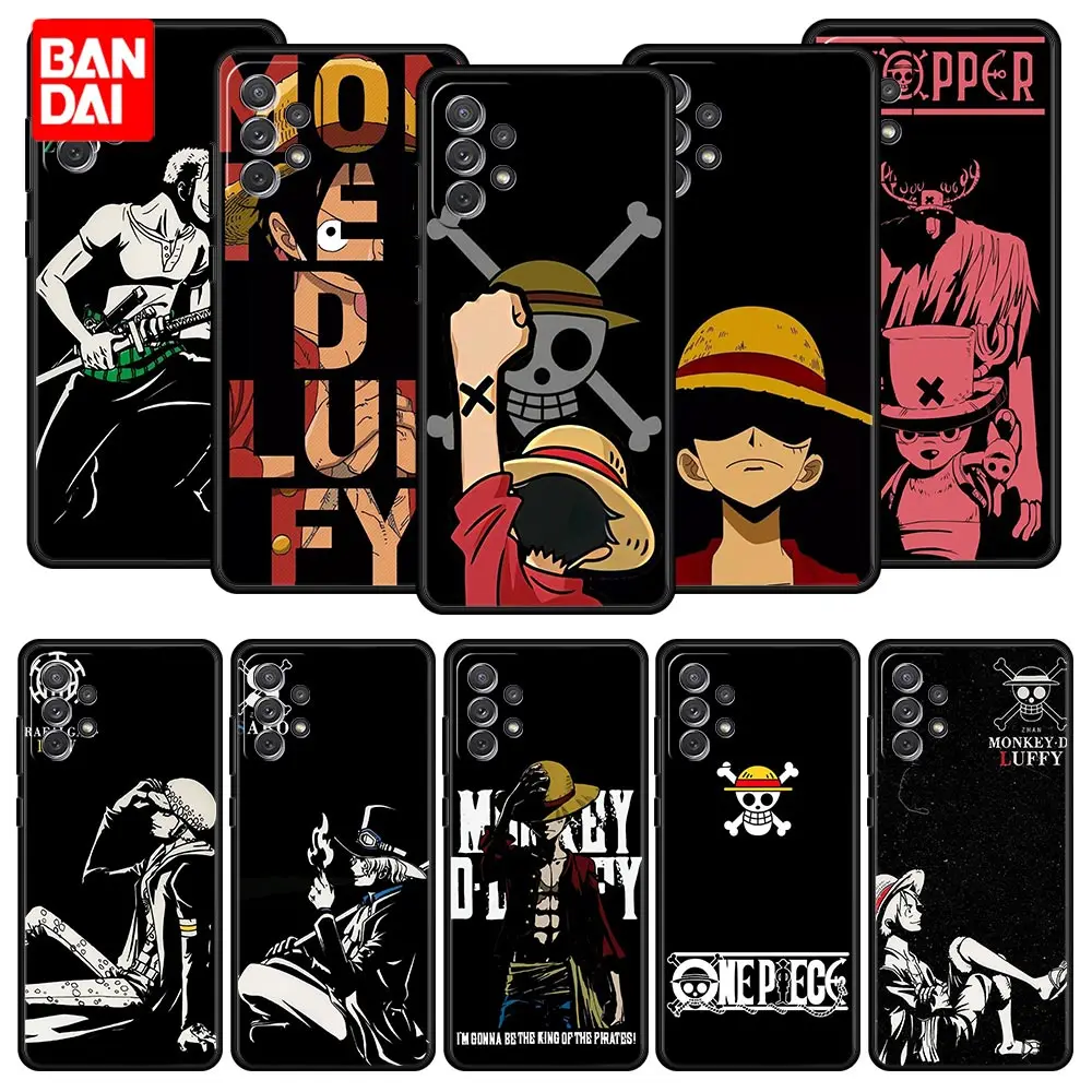 

Anime One Piece Zoro Luffy Phone Case for Samsung Galaxy A12 A51 A21s A02 A02s A22 A32 A52 A72 4G 5G Smartphone Silicone Cover