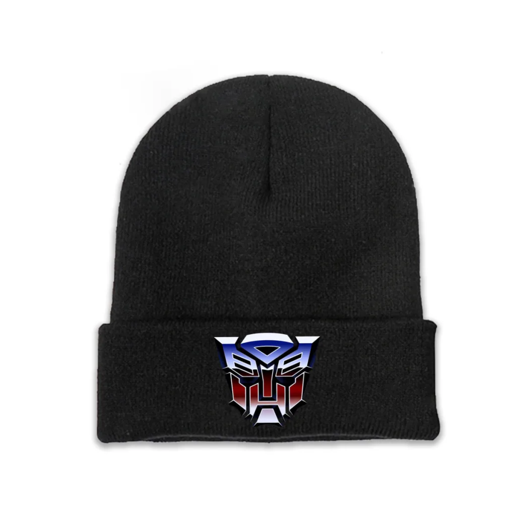 

Autobots Logo Skullies Beanie Transformers Science Fiction Action Film Knitted Bonnet Girls Boys Warm Caps Brimless Elastic Hats