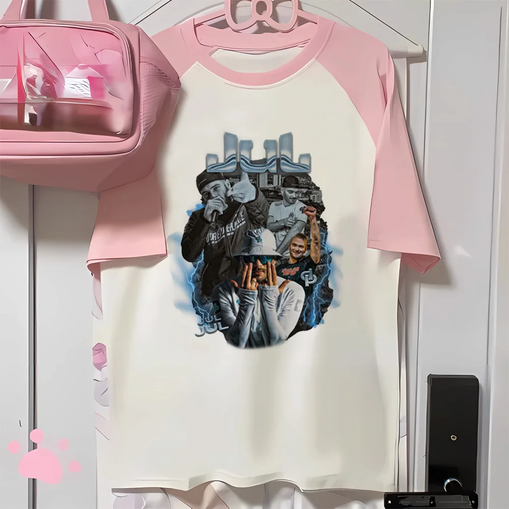 Футболка Jul для девочек 80-х годов аниме каваи Харадзюку винтажная футболка в