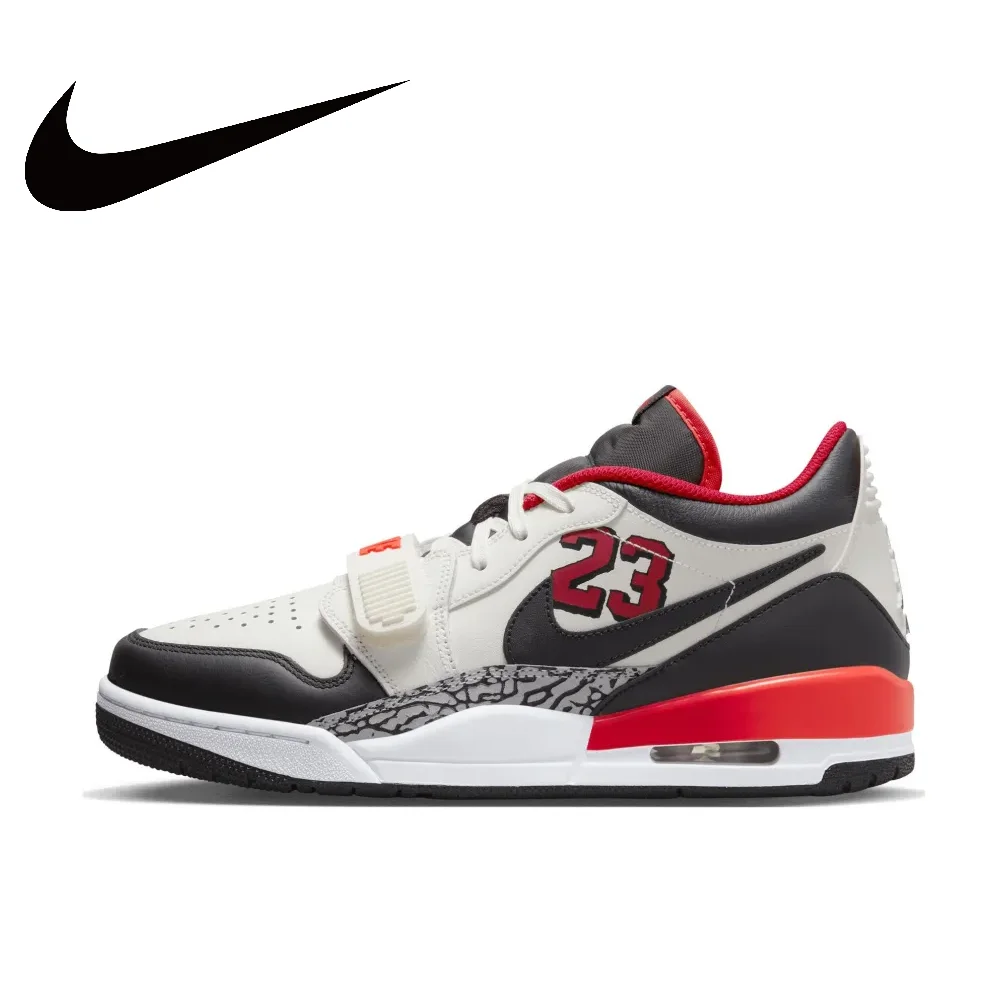 Низкие баскетбольные туфли Nike AIR JORDAN LEGACY 312 в стиле ретро противоскользящие и
