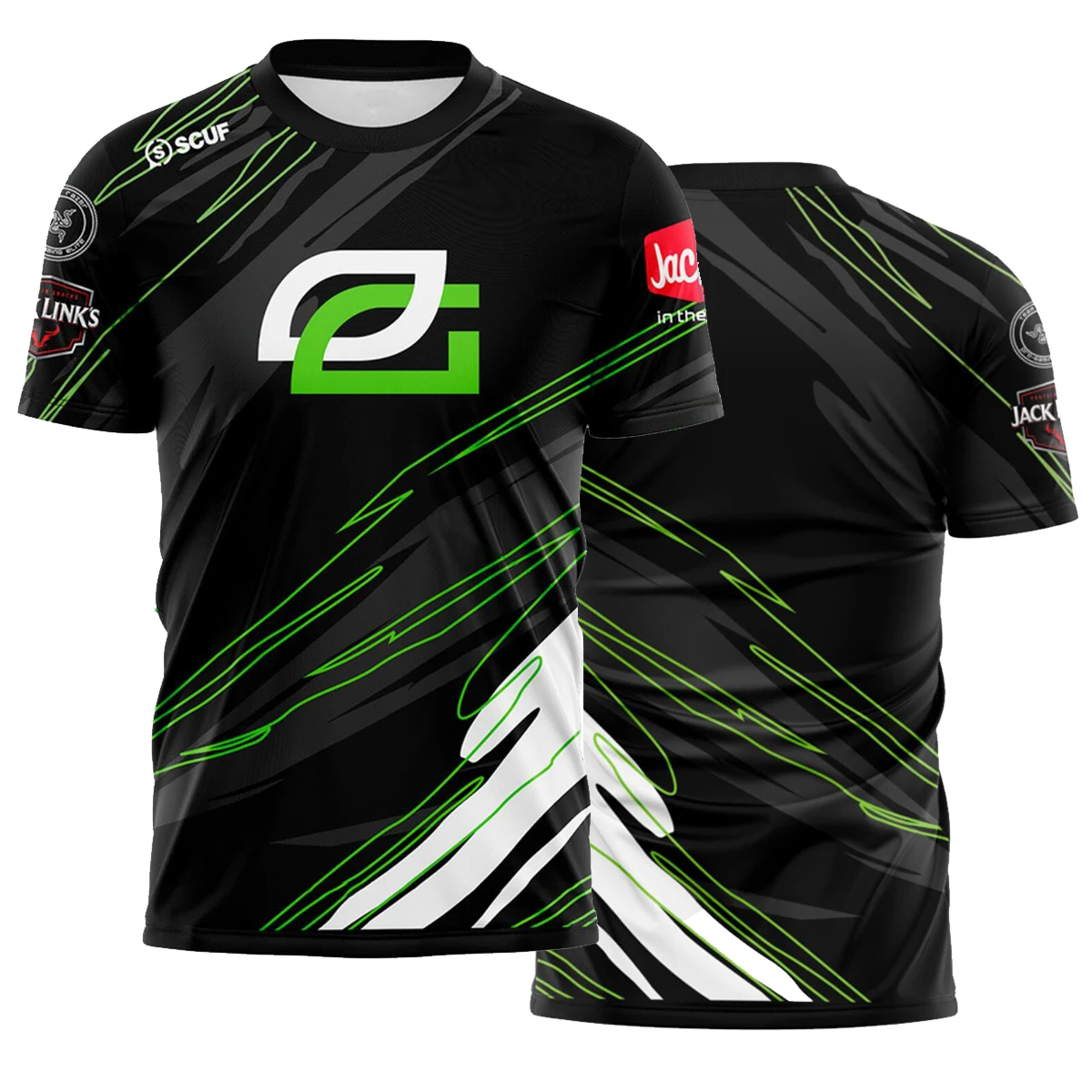 

OpTic GAMING Jersey Texas Black 2023 Team Uniform Custom Men Summer Short Sleeve T-shirt For Male Esport Wear Fans Tops