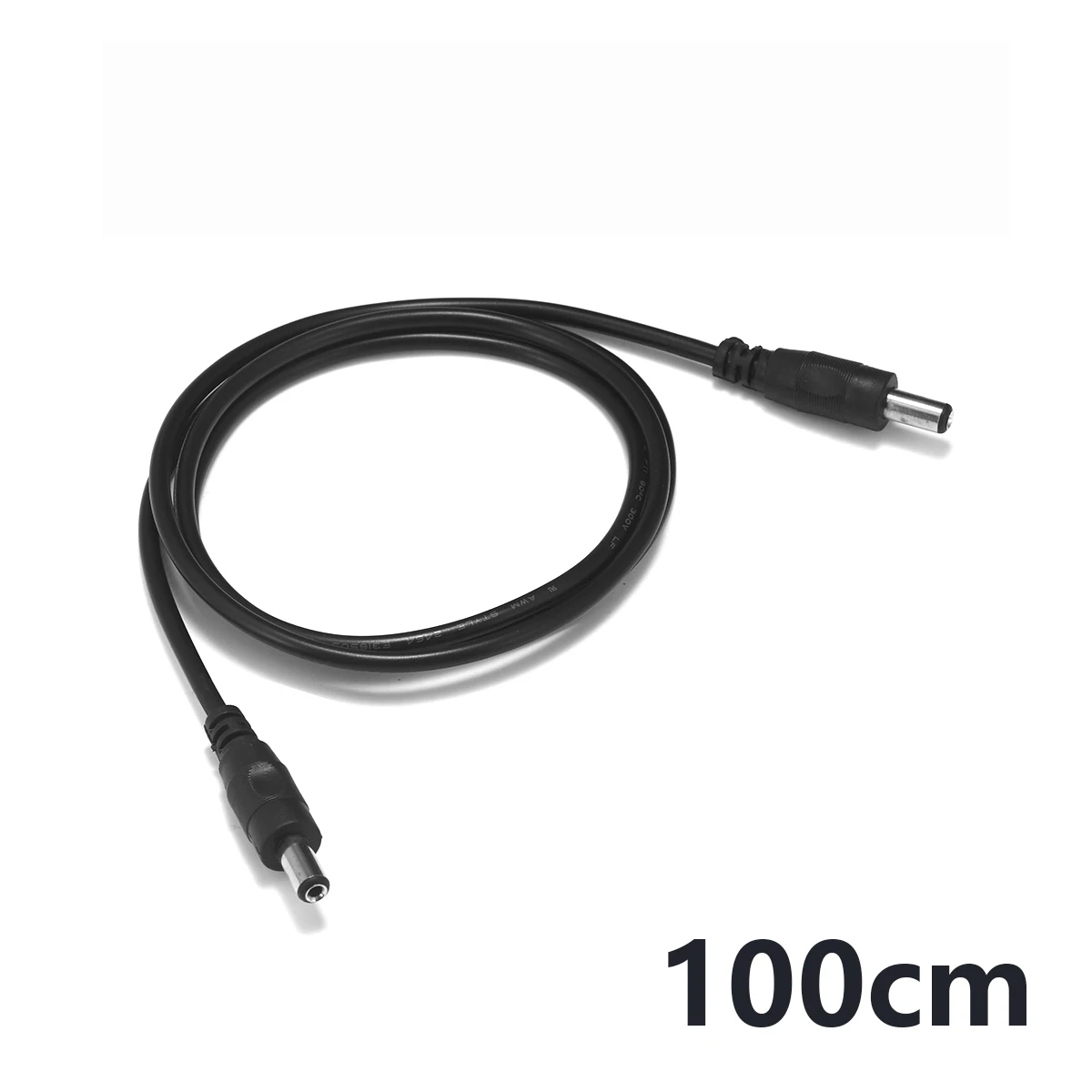 Разъем кабеля питания постоянного тока 12 В, разъем 5,5 2,1 мм, штекер 22AWG, удлинитель питания постоянного тока от мужчины к мужчине для камеры видеонаблюдения, светодиодная лента