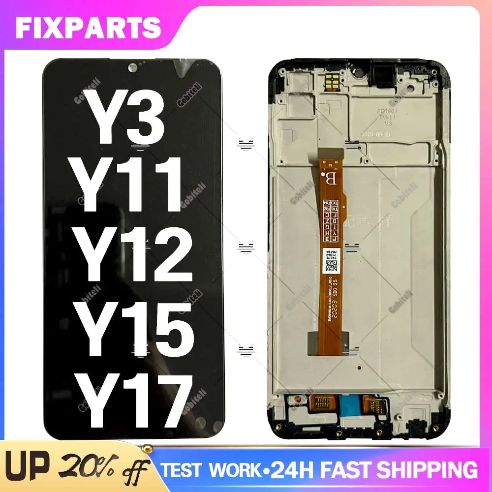 ЖК-дисплей для Vivo Y3, Y11, Y12, Y15, Y17, ЖК-дисплей с зеркальной заменой для Vivo U10, U3X, V1901A, ЖК-экран