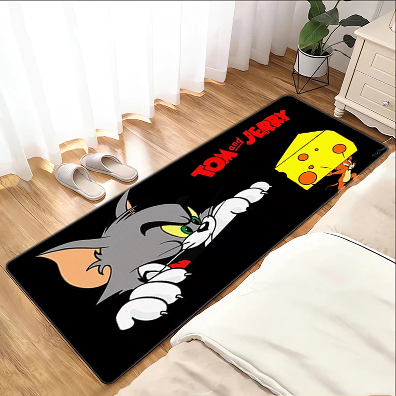 

T-Tom And J-Jerry Room Mats Cartoon Doormat Entrance Door Mat Kitchen Carpet Super Absorbent Bathroom Rug Foot Mats Bath Mat