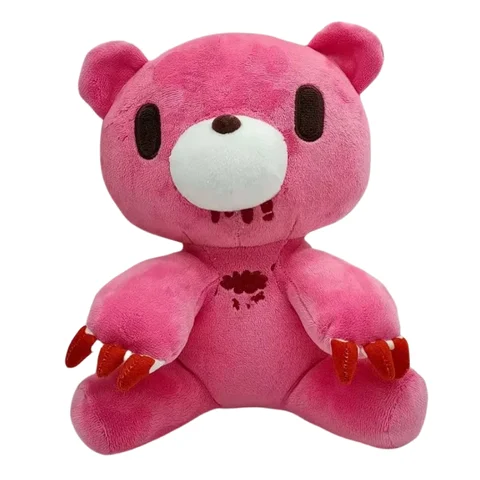 25 см Мрачный медведь, плюшевая игрушка, кровожадный розовый медведь, мягкая игрушка, милая мягкая игрушка, плюшевая игрушка, подушка для детей, подарок на день рождения, Рождественский подарок