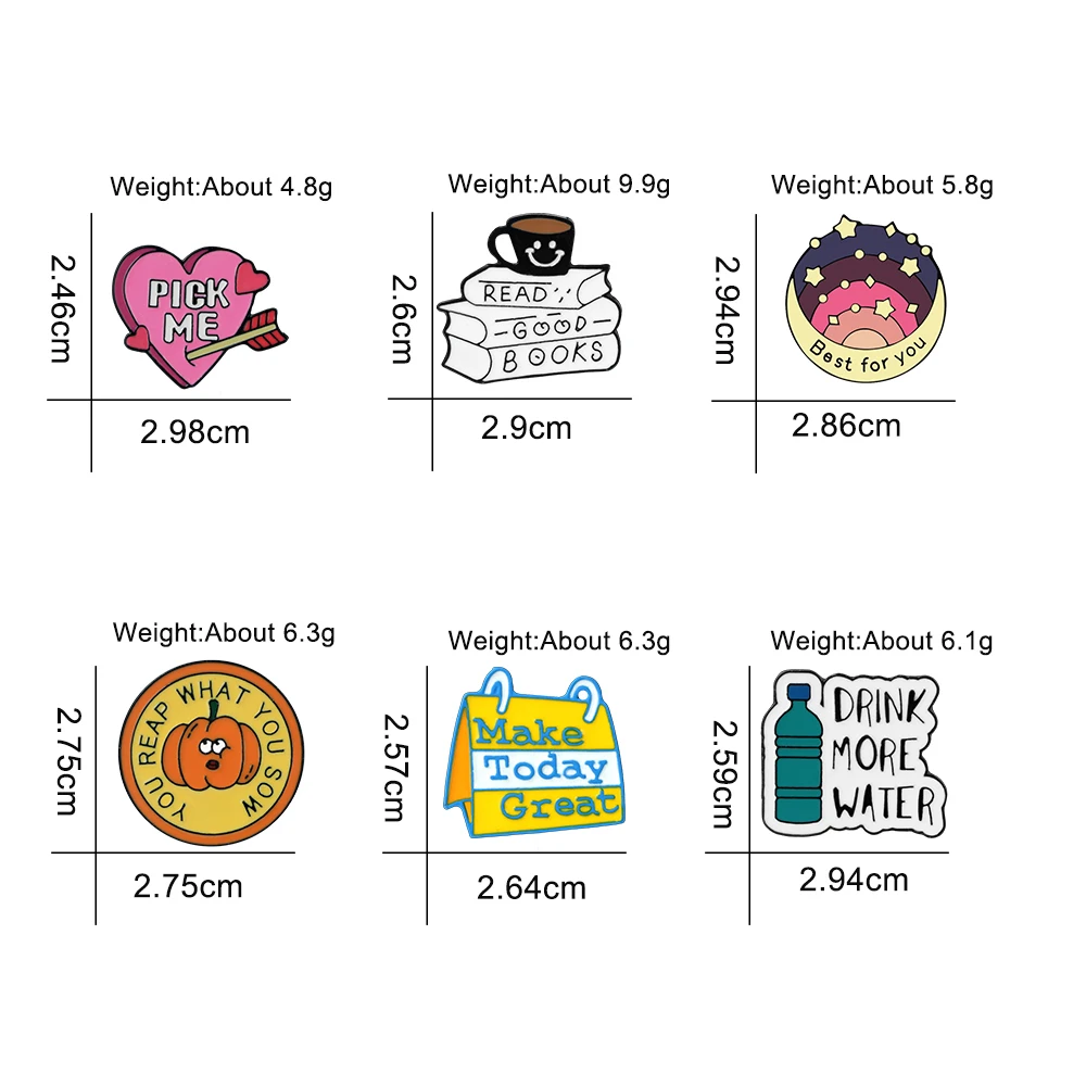 Эмалированная брошь в виде тыквы цвет ассортименте