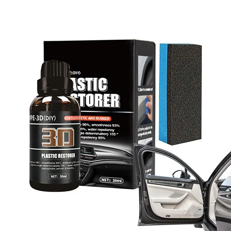 

Ceramic Trim Restorer Car Restore Liquid UV Blocking Protective Finish For Car & Truck Polish Car Detailing Refreshing Agent