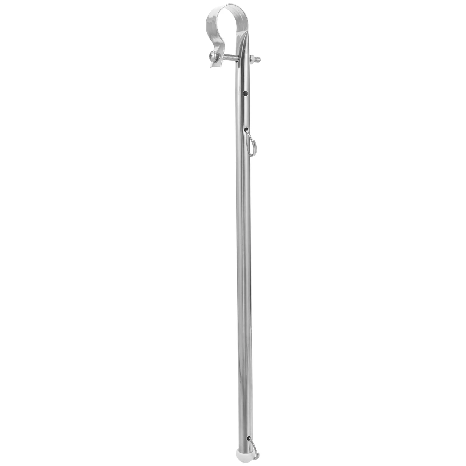 

Marine Boats Flagpole Convenient Flag Holder Stainless Steel Flagpole Practical Yacht Boat Flag Support