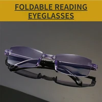 reading glasses foldable eye glasses anti fatigue presbyopic glasses 100 to 400