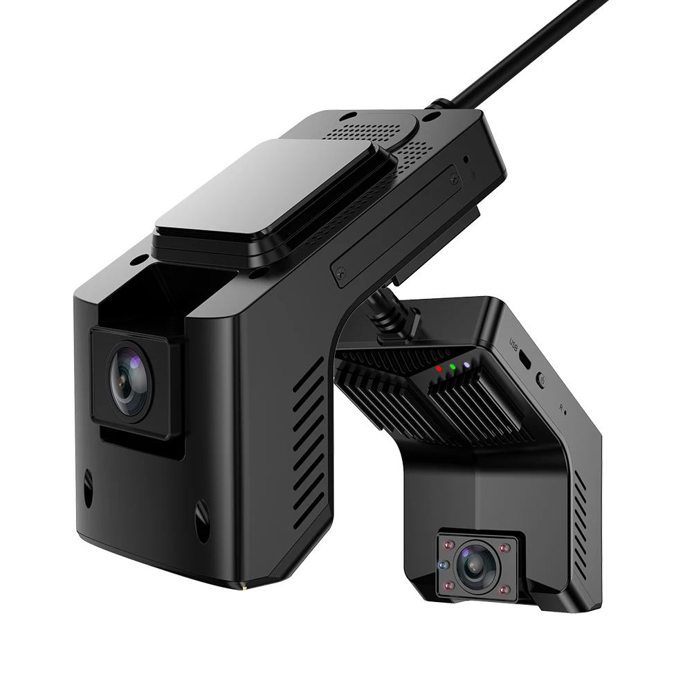 

Phisung T2 4G inside cam hidden dash camera for vehicle fleet management ADAS GPS tracking 24H remote monitor